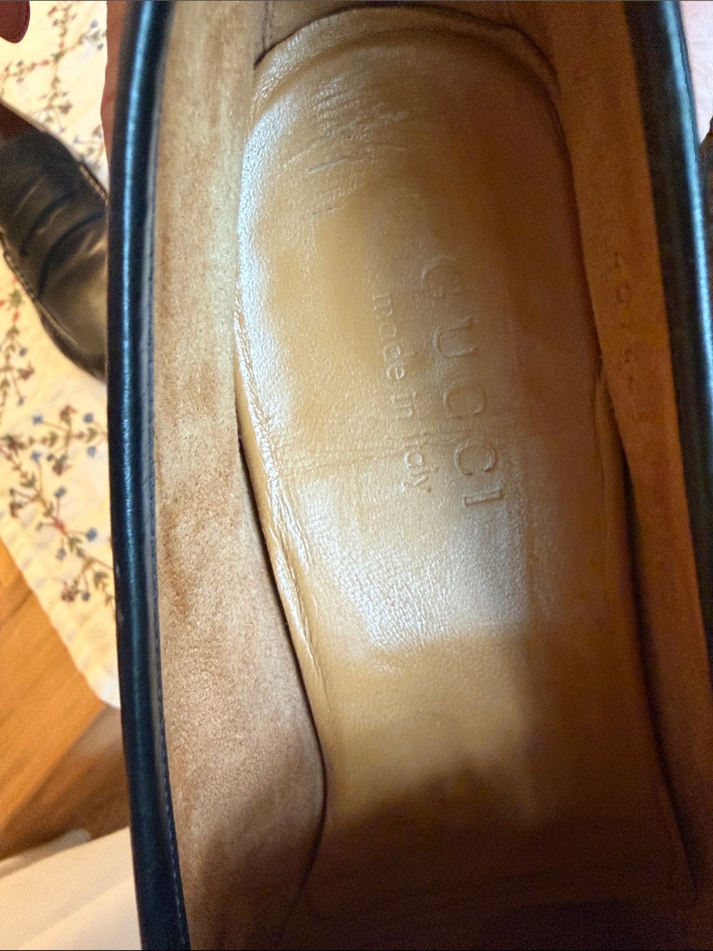 Gucci Black Leather Penny Loafers - Men - Picture 2 of 4